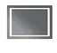 Дзеркало Mixxus STYLE MR13-90x70-REVERSE з LED Touch, Anti-fog, димером, регулюванням яскравості (MI6667) - мініатюра 2
