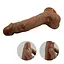 Реалистичный вибратор Baile Beautiful Encounter Bodach Remote Control 21 см коричневый - миниатюра 6