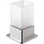 Склянка з тримачем Bemeta Square Plaza 140110061 білий - мініатюра 1