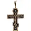 Золотий хрестик Золотий Вік Розп'яття Христа. 31429-3/01/4 - мініатюра 1