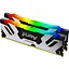 Модуль пам'яті DDR5 Kingston Fury Renegade RGB 2x16GB 8000MHz Silver/Black (KF580C38RSAK2-32) [145722] - мініатюра 1