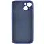 Чехол Epik Silicone Case Full Camera Protective AA для Apple iPhone 15, 6.1 Синий/Deep navy - миниатюра 3