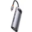 Перехідник HUB Baseus Metal Gleam Series 8-in-1 Multifunctional Type-C (CAHUB-CV0G) Gray - мініатюра 4