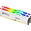 Оперативная память Kingston Fury 32GB (2x16GB) DDR5 6000MHz Beast RGB EXPO White (KF560C36BWE2AK2-32) - миниатюра 2