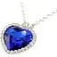 Кулон Серце Океану Титанік Titanic TТ 8.5 синій - мініатюра 1