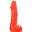 Свічка у вигляді члена Pure Bliss Big Orange 18 см - мініатюра 1