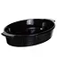 Форма для запікання овальна 36×22.5×7 (см) форма для духовки 2 літри Чорний Yiwu SH1290 - мініатюра 4