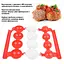 Форма для приготування фрикадельок із начинкою Stuffed Ball Maker, Kitchen Master Червоний 85830 - мініатюра 5