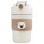 Термос Elisey Cute bear 2 білий з коричневим (9185-007) 420 мл       - мініатюра 1