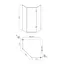 Душевая кабина Volle Nemo 90x90 без поддона 10-22-170Rglass - миниатюра 2
