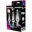 Набір анальних пробок конічної форми Dream Toys DT21874 Gleaming Love Pleasure Set Silver - мініатюра 3