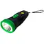 Фонарик ручной 1718 на 2 батерейки АА пластиковый корпус LED 14 см - миниатюра 1