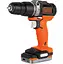Акумуляторний дриль-шурупокрут Black+Decker з АКБ та ЗП BDCHD12S1 - мініатюра 1