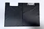 Клипборд ПВХ 0321, планшет книжка А4 / А3 с зажимом, бумвенил, в пакете (8058778152454) Чёрный - миниатюра 2