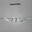 Удлиненная люстра Wave в серебряном корпусе 120 см | Ст. K 23-1200 CH | Line F - миниатюра 6