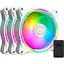 Комплект вентиляторів Cooler Master 3шт MasterFan MF120 Halo White Edition 3-Pack (MFL-B2DW-183PA-R1) - мініатюра 1