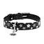 Ошейник для собак кожаный Waudog Glamour с QR-паспортом узор "Звездочка" светонакопительный/светоотражающий M Ш 20 мм, - миниатюра 3