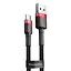 Кабель Baseus USB2.0AM-Type-C M, 2 м,(20V/3A), (60W) Червоний-Чорний,CATKLF-C91 (CATKLF-C91) - мініатюра 1