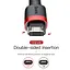 Кабель Baseus Cafule microUSB USB 2.4 A 1m CAMKLF-B91 черно красный - миниатюра 4