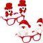 Окуляри новорічні СХ-6 "Олень/Сніговик/Санта/Ведмедик" (6918915615261) Микс - мініатюра 1