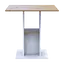 Стіловий стіл Doros Коуд Білий/Дуб Артізан 70х70х74 (41510131) - мініатюра 2