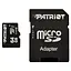 Карта памяти Patriot 64Gb microSDXC LX + SD-adapter (PSF64GMCSDXC10) - миниатюра 1