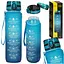 Пляшка для води 4FIZJO спортивна 1000 мл 4FJ0631 Sky Blue/Blue (P-5905973400763) - мініатюра 8