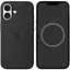 Чехол Silicone Case with Button, Animation & MagSafe для Apple iPhone 17 Black AAA (149940) - миниатюра 1