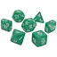 Набір кубиків Pearl 7 Dice Set - Green , 7 шт. (g7dpearl16) - мініатюра 1