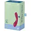 Вакуумний стимулятор із вібрацією Satisfyer Curvy Trinity 1 Red іграшка 3 в 1 - мініатюра 6