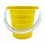 Детское ведро для песочницы "Среднее" S0009(Yellow) желтый 14 см - миниатюра 1