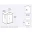 Сарай пластиковый Keter MANOR 6x5 м бежево-коричневый - миниатюра 7