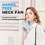 Портативный мини-ручной вентилятор Lepwings для шеи 16 часов охлаждения - миниатюра 3