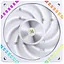 Вентиялтор JONSBO HF2-120W ARGB White (HF2-120W ARGB White) - мініатюра 1