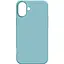 Чехол Make Apple iPhone 16 Plus Silicone Teal - миниатюра 1
