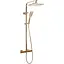 Душовя система Rea Tom з термостатом gold REA-P7102, Золотий - мініатюра 1