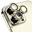 Захисне скло Epik Metal Classic на камеру у упак. для Apple iPhone 15 Pro 6.1/15 Pro Max 6.7 Золотий/Gold - мініатюра 5