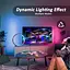 Настільна LED лампа RGB Intelligent circular atmosphere light Bluetooth USB with app Black - мініатюра 4