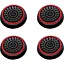 Накладки на стики Thumb Grips 4-pack для PS4/PS5/Xbox Black Red [140709] - миниатюра 1