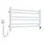Электрический полотенцесушитель Navin Авангард 900x500 Sensor левосторонняя с таймером, белая 12-228153-3680, Белый, Левое, Электронный - миниатюра 3