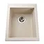 Гранитная мойка Globus Lux Lama слоновая кость 410x500 мм, Бежевый - миниатюра 1