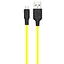 Дата кабель Hoco X21 Plus Silicone MicroUSB Cable (1m) Black / Yellow - мініатюра 1