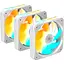 Вентилятор Gigabyte EZ CHAIN 120мм FAN 120 3-Pack White (GP-GBT EZFAN1203 ICE) - миниатюра 1