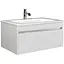 Тумба Мойдодир Prime 80-А з умивальником Amalfi 80 підвісна Білий - мініатюра 1