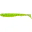 Силикон FishUP U-Shad 2.5" #055 - Chartreuse/Black (9 шт/уп) - миниатюра 1