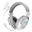Игровые наушники с микрофоном Fifine H-6W RGB USB 7.1 White - миниатюра 3