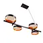 Світильник стельовий Brille підвісний BR-01 666S/4 LED 20W NW BK/G - мініатюра 1
