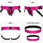 Труси для страпона Strap-On-Me LeaTherette Harness Curious Fuchsia - мініатюра 2