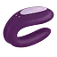 Вібратор для пари Satisfyer Double Joy Partner 9.1 см фіолетовий - мініатюра 5