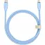 Кабель Baseus Jelly Liquid Silica Gel Fast Charging Data Cable Type-C to iP 20W 2 м блакитний - мініатюра 1
